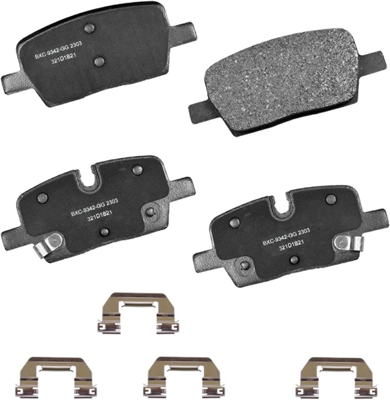 Bendix Premium SBC2303 Ceramic Rear Brake Pads for Select Models Buick Enclave,Cadillac CT4,CT5,CT6,XT5,XT6,Chevrolet Blazer,Traverse,GMC Acadia - Image 1